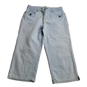 Kim Rogers‎ Light Wash Denim Capris Women's 10